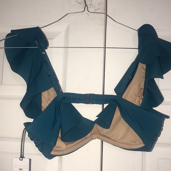 NWT Shade & Shore Ruffled Swim Top - Picture 6 of 13